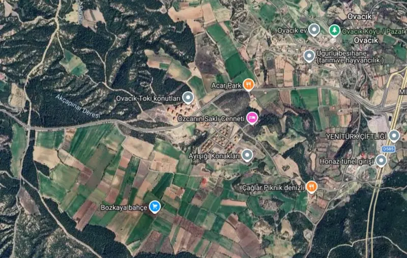 Ovacık Mah., Satılık, Arsa — fotoğraf 1