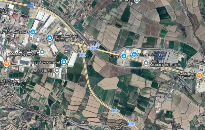 Ana Cadde Üzerinde, Denizli, Kale, Satılık, Arsa — fotoğraf 1