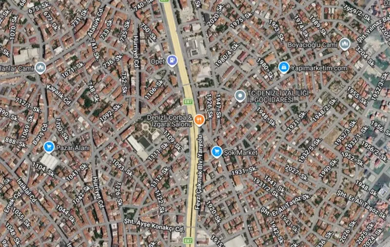 Ana Cadde Üzerinde, Denizli, Deliktaş, Arsa — fotoğraf 2