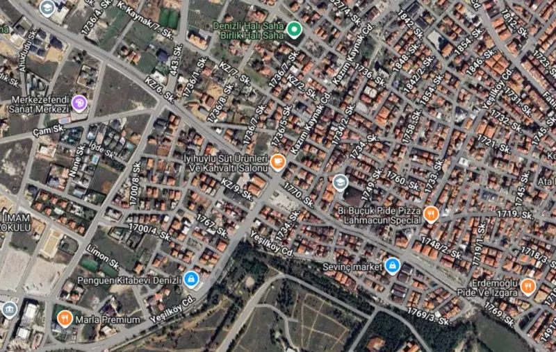 Denizli Merkezefendi, Sırakapılar, 496 m², Arsa — fotoğraf 1