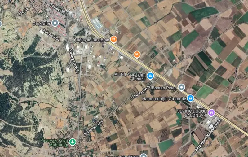 Ana Cadde Üzerinde, Denizli, Acıpayam, Satılık, Arsa — fotoğraf 1