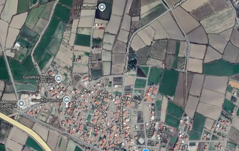 Denizli Pamukkale, Yiğenağa, 23900 m², Tarla — fotoğraf 1