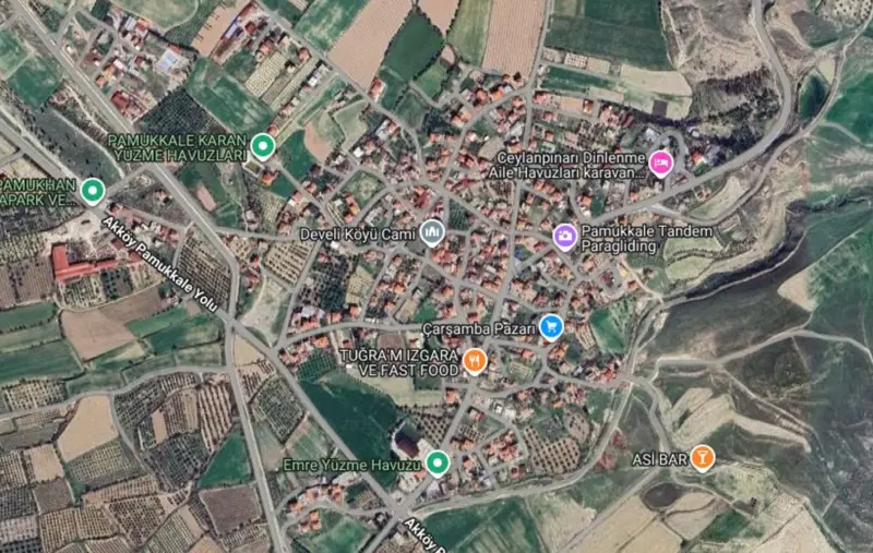 Denizli, Pamukkale, Satılık, Arsa — fotoğraf 1