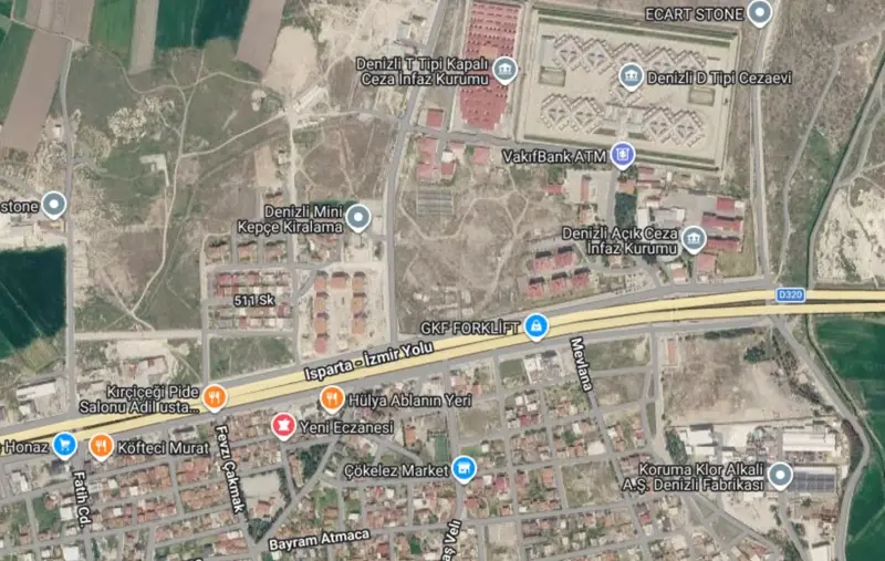 Ana Cadde Üzerinde, Denizli, Honaz, Satılık, Arsa — fotoğraf 2