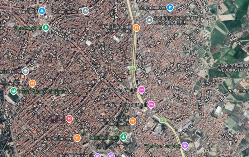 Ana Cadde Üzerinde, Denizli, Pamukkale, Satılık, Arsa — fotoğraf 1