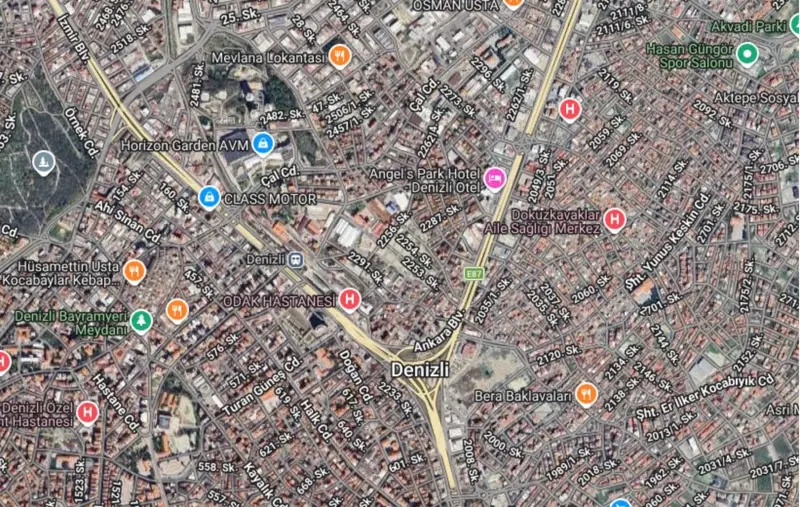 Ana Cadde Üzerinde, Denizli, Pamukkale, Satılık, Arsa — fotoğraf 1