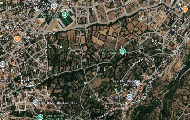 Hisarköy Mah., Satılık, Tarla, 1.557 m² — fotoğraf 1