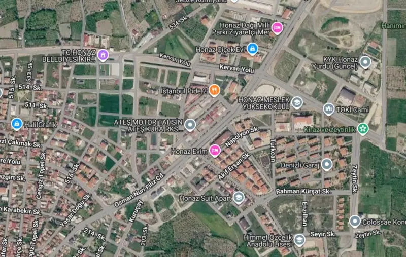 Honaz Mah., Satılık, Arsa, 970 m² — fotoğraf 1