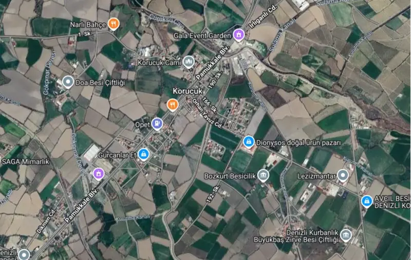 Denizli, Korucuk, Arsa — fotoğraf 1