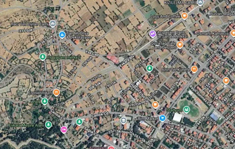 Ana Cadde Üzerinde, Denizli, Acıpayam, Satılık, Arsa — fotoğraf 2